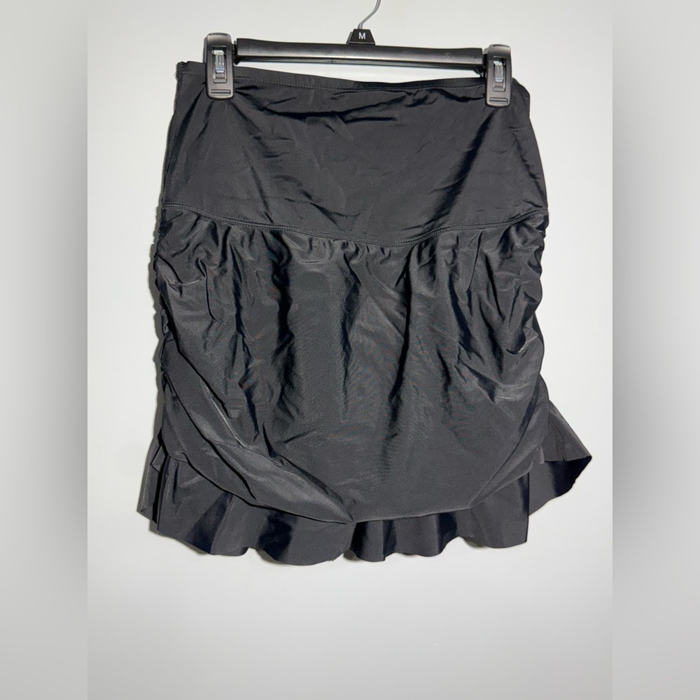 Island Escape Black Women's Skort Bikini